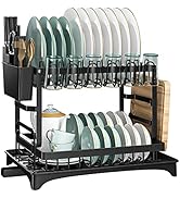 Amazon｜水切りラック 水切りカゴ 食器収納【ステンレス製・包丁差し